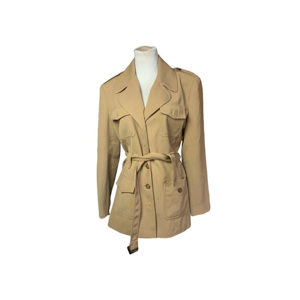 Halston Dark Mustard Yellow Jacket. SZ 12